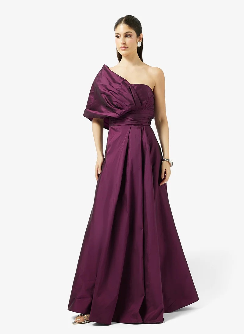 Off Shoulder A-line Ball Gown